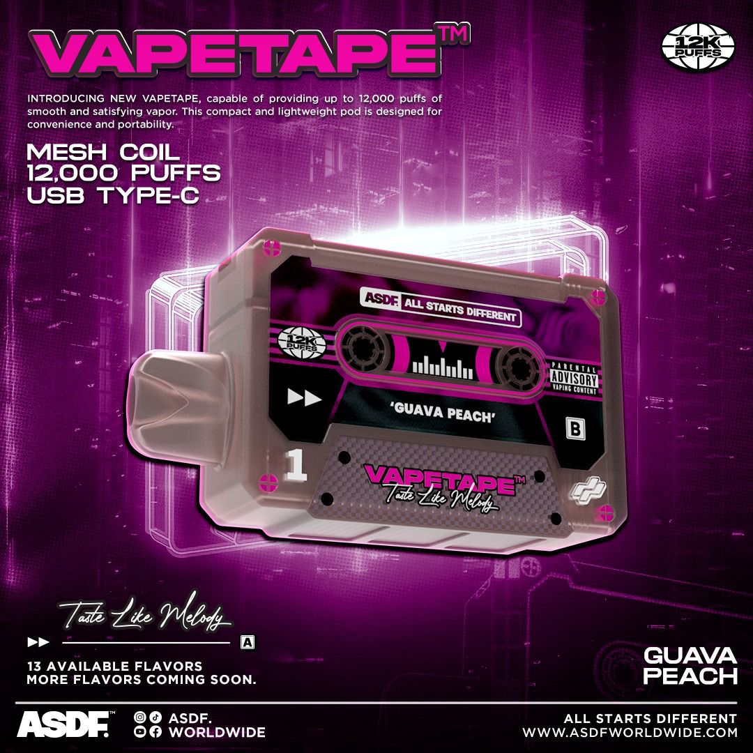 vapetape-12000-puffs-guava-peach